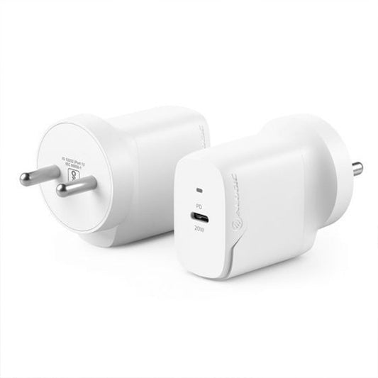 ALOGIC 1X20 RAPID POWER 20W USBC COMPACT WALL CHARGER