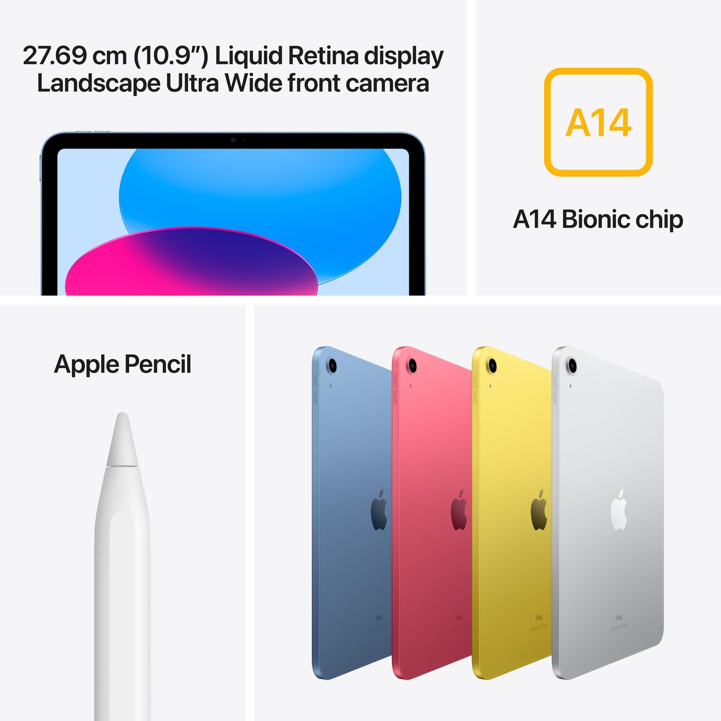 2022 10.9-inch iPad Wi-Fi + Cellular 256GB - Silver (10th generation)