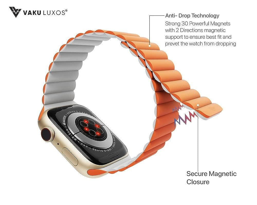 vaku-luxos®-stark-magnetic-self-adjusting-fit-silicon-watch-straps-for-41mm-38-40mm-orange8905129016203