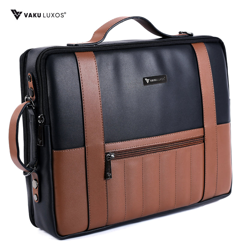 vaku-luxos®-barcelona-premium-collection-sleeve-for-macbook-13-14-with-strap-highly-durable-black-camel8905129016791