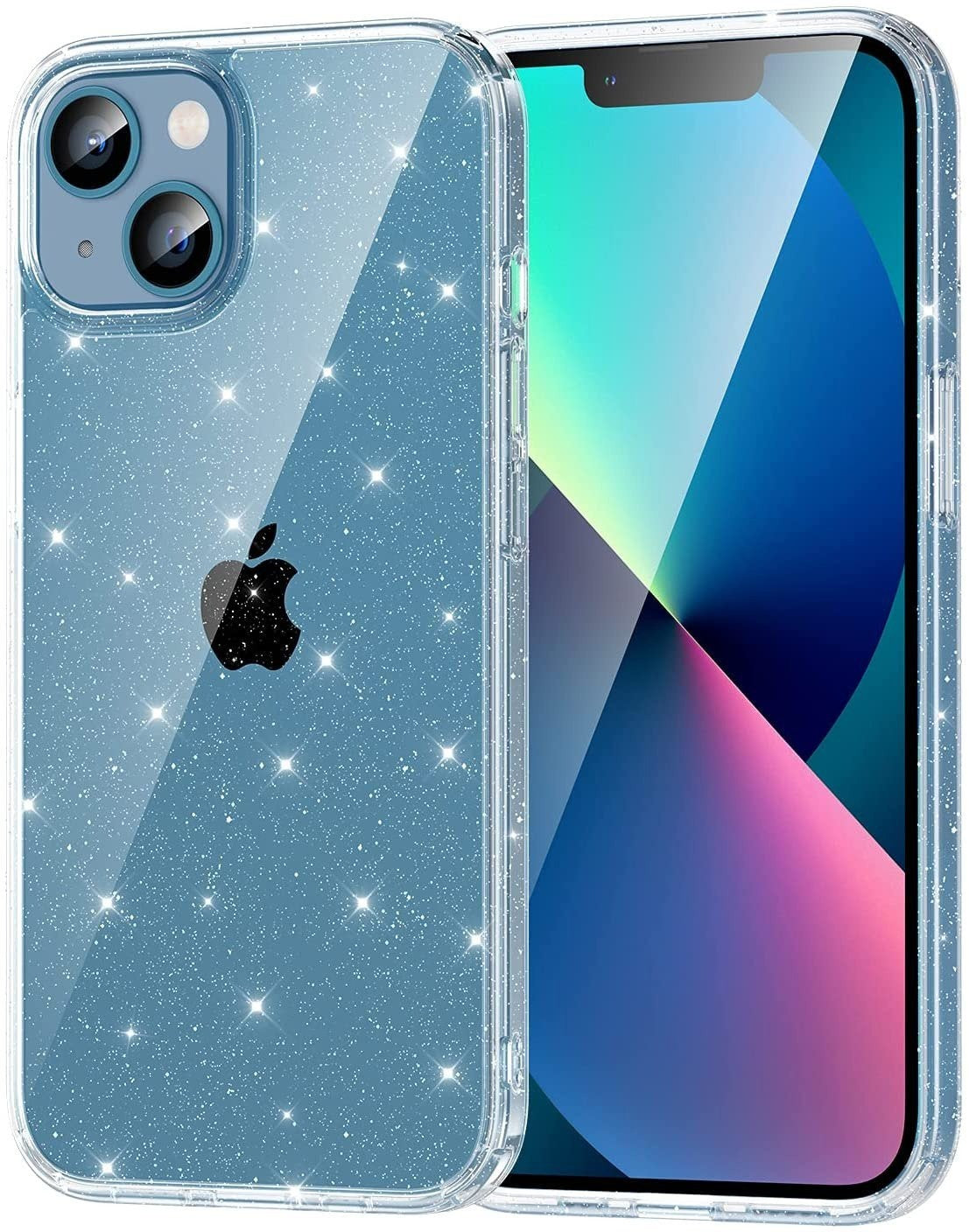 vaku-luxos®-stardust-sparkle-clear-protective-hard-case-for-apple-iphone-13-6-1-glitter-clear8905129013134